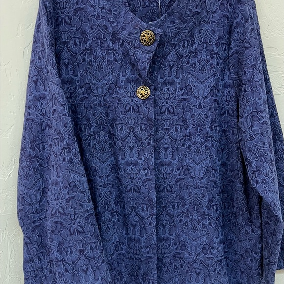 Women’s Plus Size 20/22 Ulla Popken Indigo Jacket - Picture 3 of 6